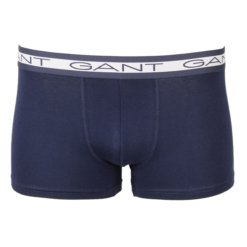 Gant blue boxer trunk with stripe waistband