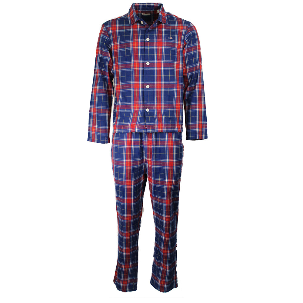 Gant pyjama set in a blue and red plaid design product code 27004