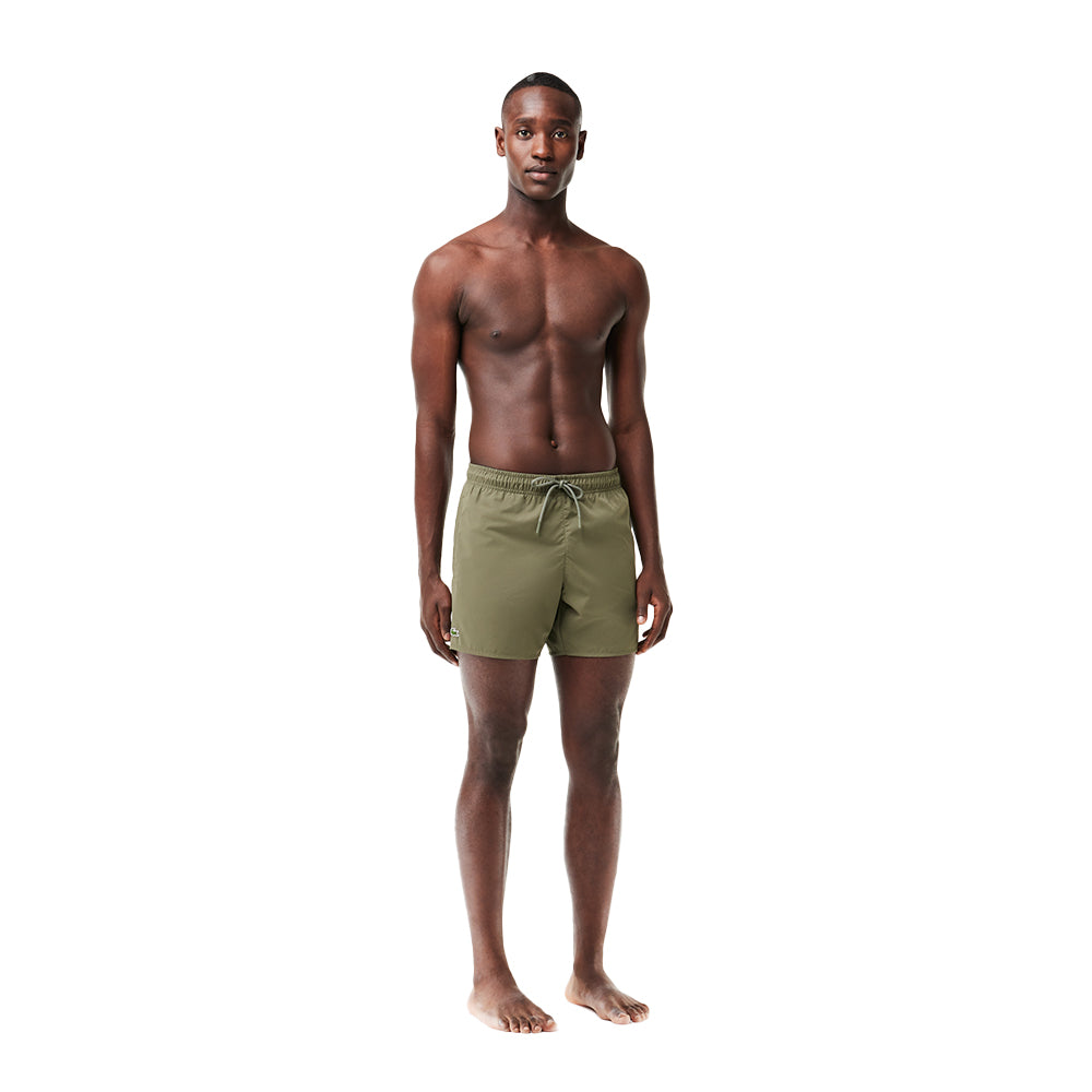 Lacoste-Lightweight Swim Shorts, Khaki Green-UNDERU