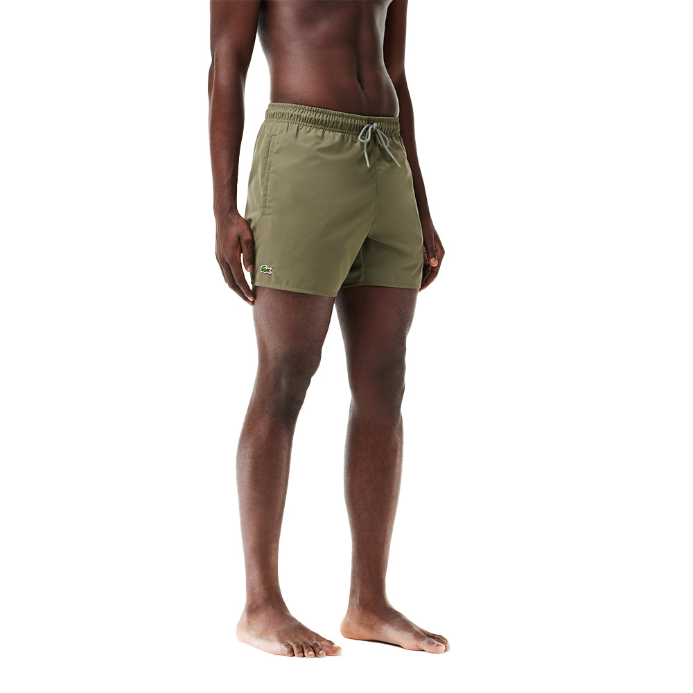 Lacoste-Lightweight Swim Shorts, Khaki Green-UNDERU