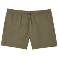 Lacoste-Lightweight Swim Shorts, Khaki Green-UNDERU