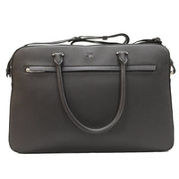 Boss faux leather holdall bag black.