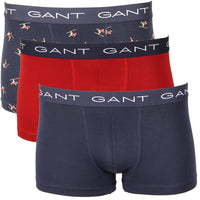 Product 25889 Gant 3 pack boxer trunks navy skiers