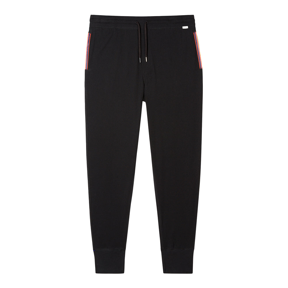 Paul Smith-Cotton Jersey Lounge Pants, Black-UNDERU