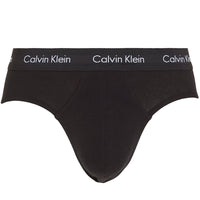 Calvin Klein-Cotton Stretch 3-Pack Briefs, Black-UNDERU