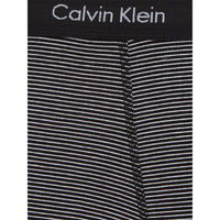 Calvin Klein-Cotton Stretch 3-Pack Stripe & Solid Boxer Trunks, Black/White-UNDERU