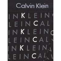 Calvin Klein-3-Pack All-Over Logo Cotton Stretch Boxer Trunks, Black/Grey-UNDERU