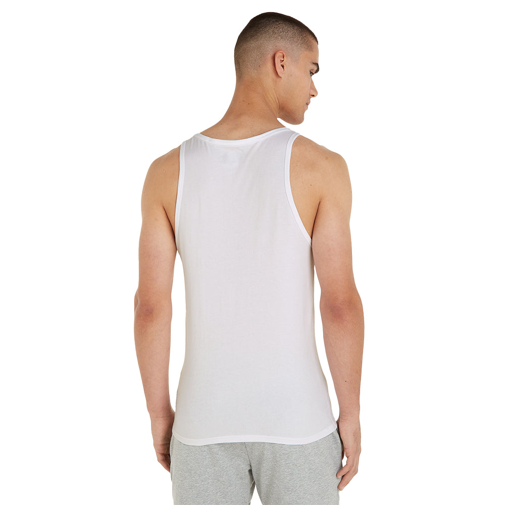 Calvin Klein-2-Pack Modern Cotton Lounge Tank Tops, White-UNDERU