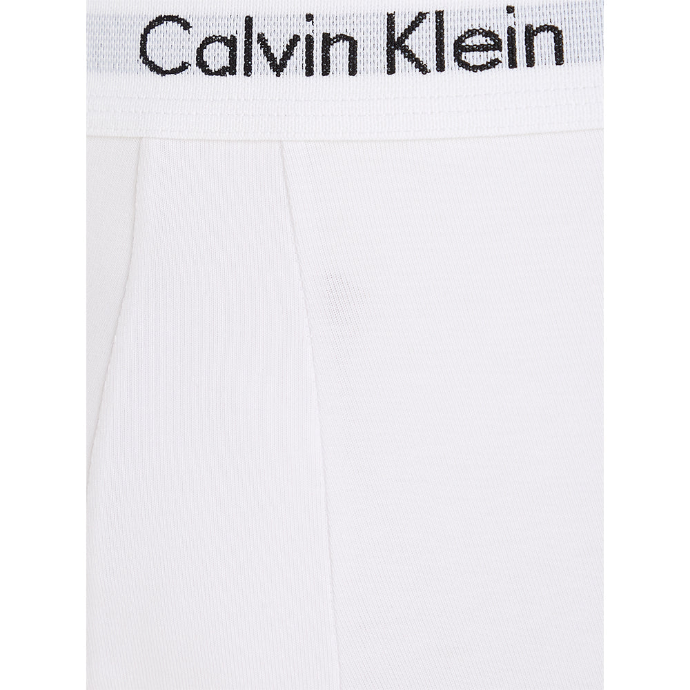 Calvin Klein-3-Pack Cotton Stretch Boxer Briefs, White-UNDERU