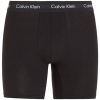 Calvin Klein-3-Pack Cotton Stretch Boxer Briefs, Black-UNDERU