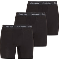 Calvin Klein-3-Pack Cotton Stretch Boxer Briefs, Black-UNDERU