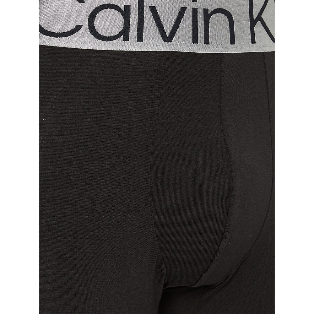 Calvin Klein-3-Pack Steel Cotton Boxer Briefs, Black-UNDERU