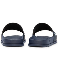 HUGO-Logo Strap Sliders, Dark Blue-UNDERU