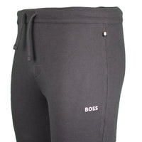 Boss lounge bottoms waffle texture black detail view