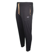 Boss black lounge pants, side view