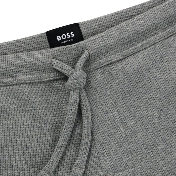 BOSS waffle shorts in grey for men