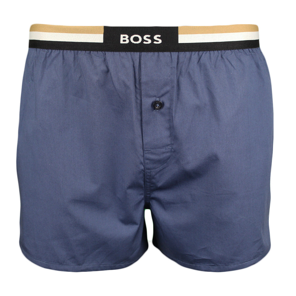 Boss boxer shorts in mid blue