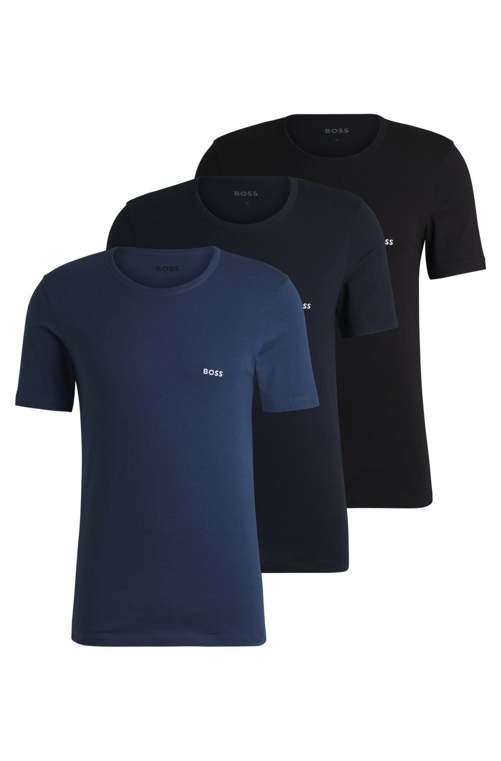 3-pack BOSS crew neck t-shirts for men