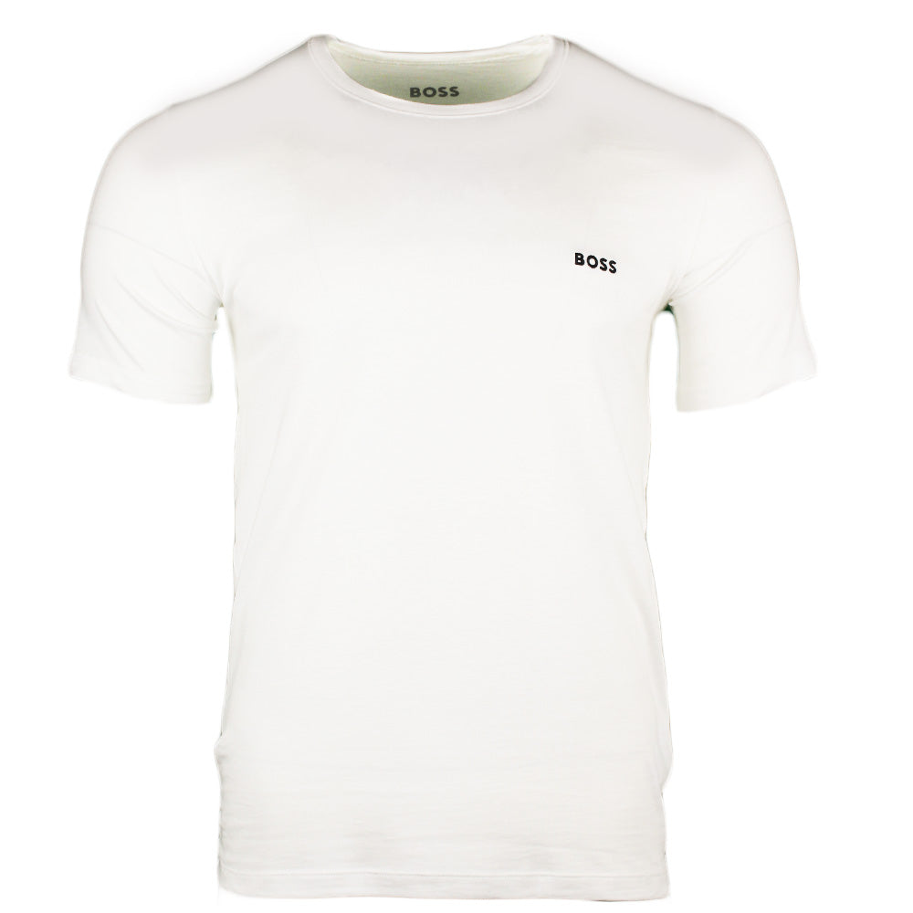 White Boss short sleeve crew neck t-shirt