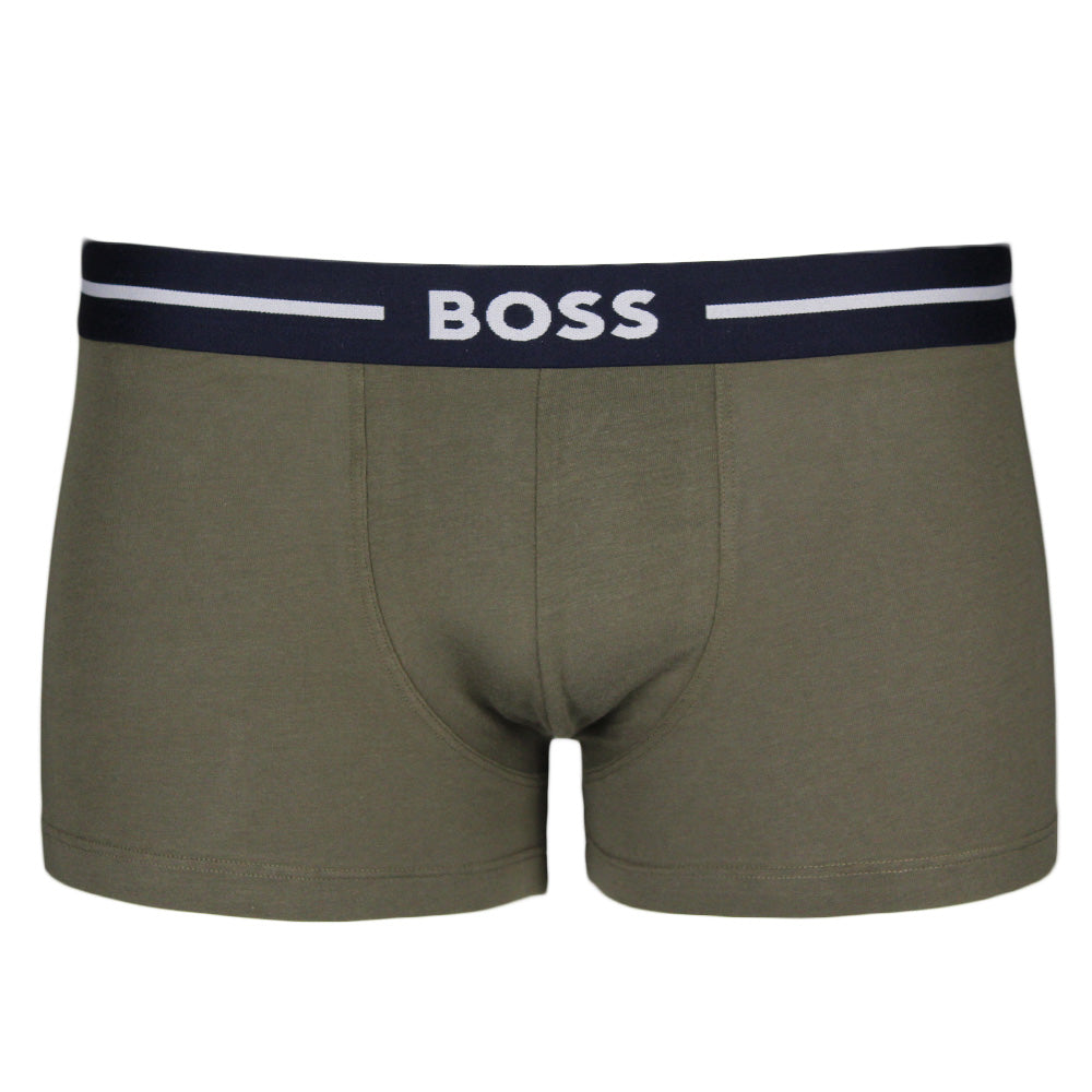 Boss khaki boxer trunk