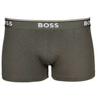 Boss khaki green boxer trunks