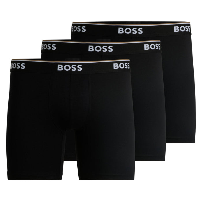 3-pack Boss boxer briefs in black