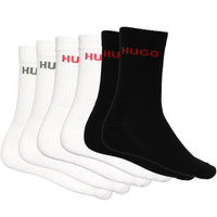 Six pack of Hugo sports socks