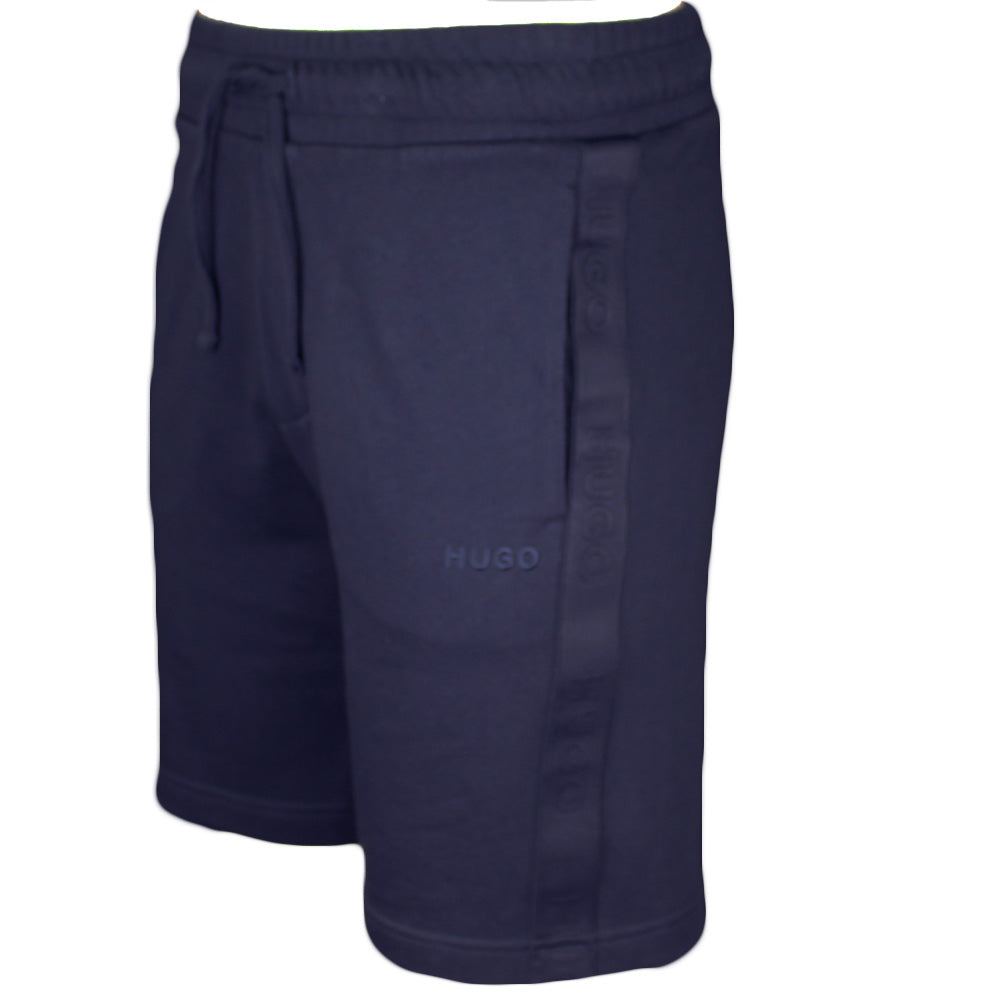 Hugo shorts navy side view