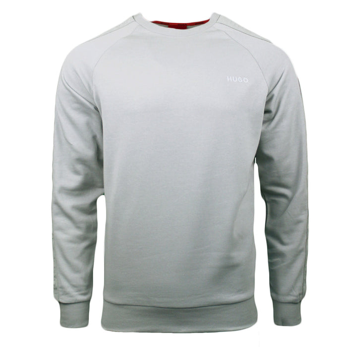 Hugo grey sweatshirt with logo sleeves