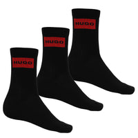 3 pack of black Hugo socks