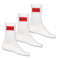 Hugo 3 pack of white sports socks