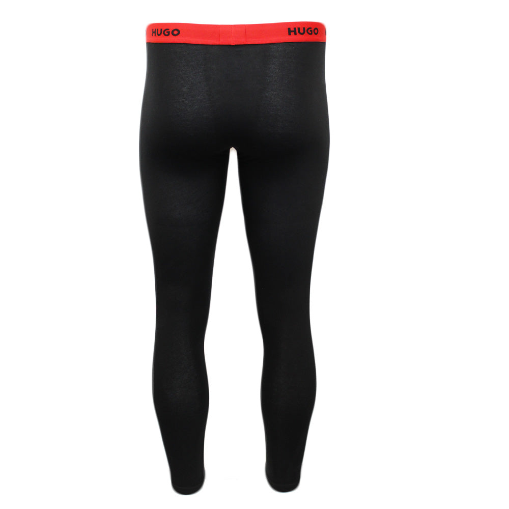 Hugo black long johns with red waistband