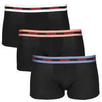 3 pack of coloured waistband boxer trunks from Hugo Boss