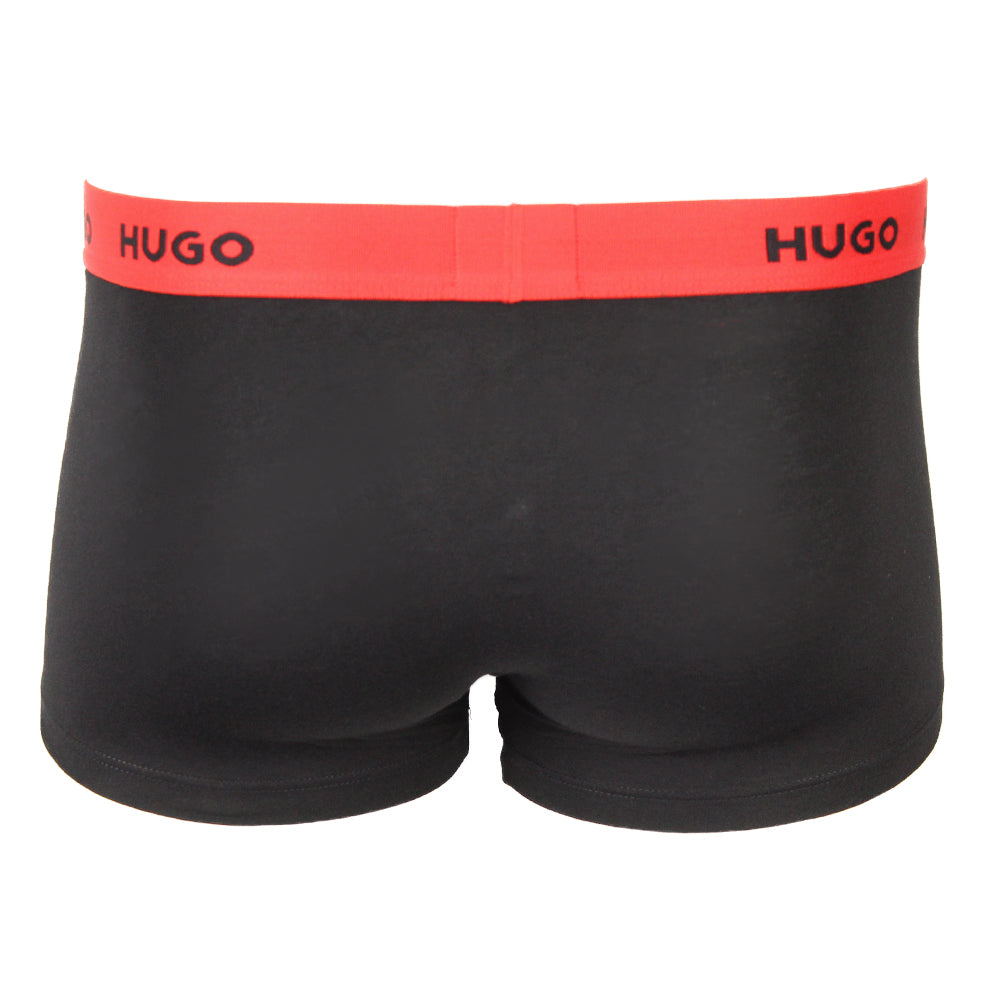 3-Pack Boxer Trunks, Black/Blue