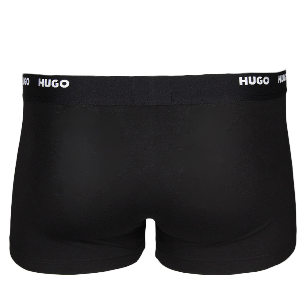 Hugo boxer trunk black, back view