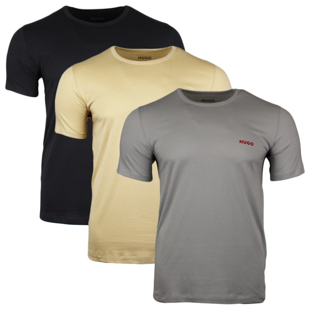 3 pack of Hugo crew neck short sleeve t-shirts