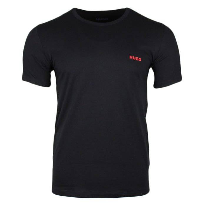 Black Hugo short sleeve, crew neck t-shirt