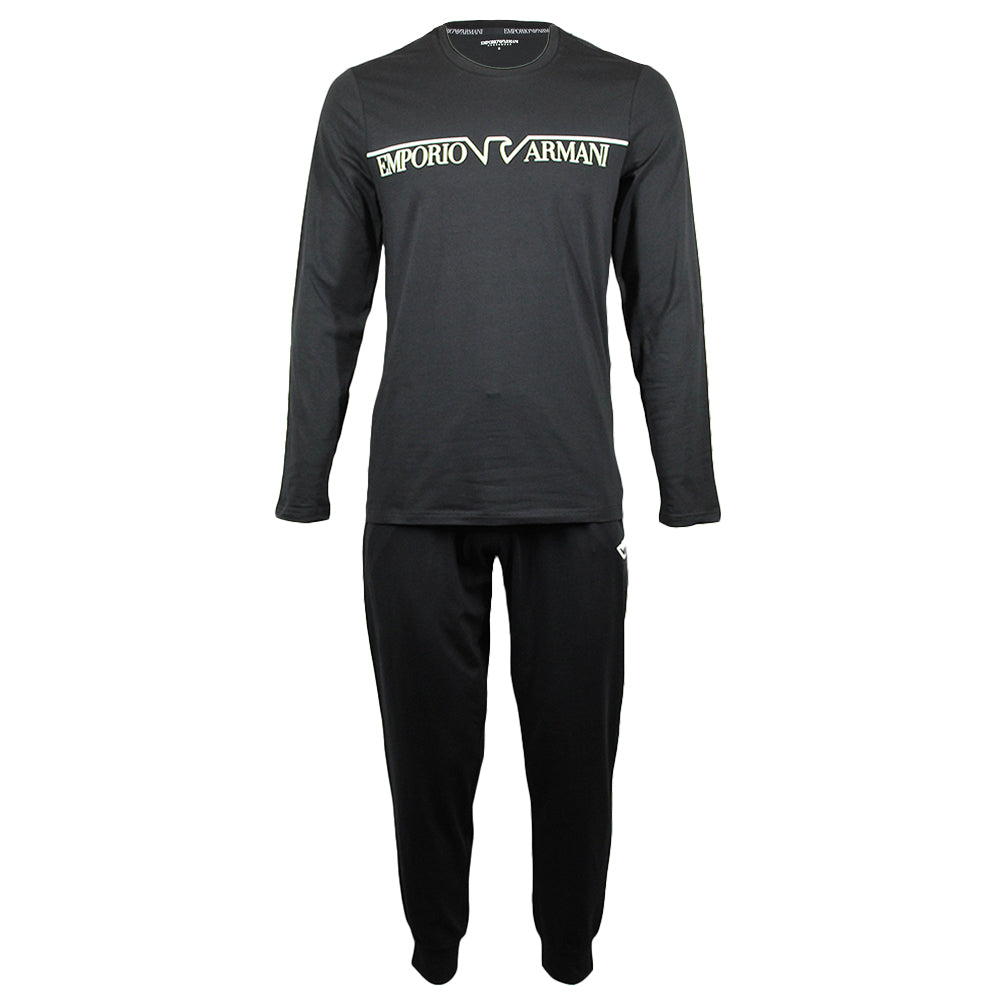 emporio-armani-mens-black-pyjama-set