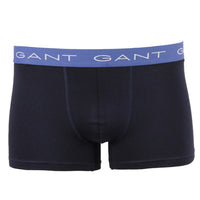 Navy Gant boxer trunks with a blue waistband