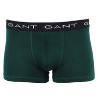 Gant green boxer trunk with black waistband part of 3 pack 26222