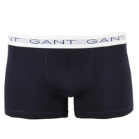 Navy Gant boxer trunks with white waistband part of 3 pack product code 26224