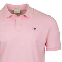 Gant polo shirt, pink, logo detail 