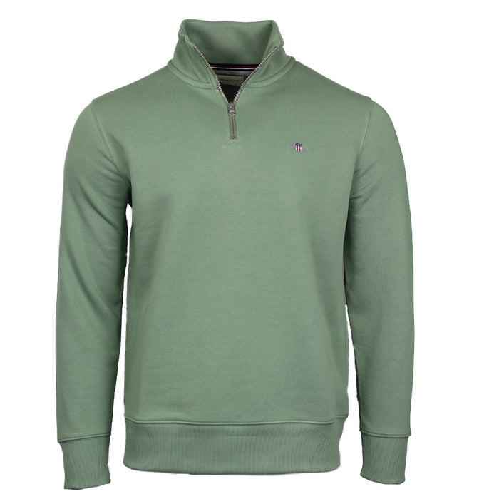 Gant zipped sweatshirt, green