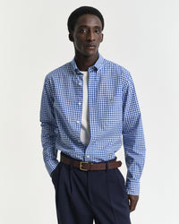 College Blue Men's Gingham shirt