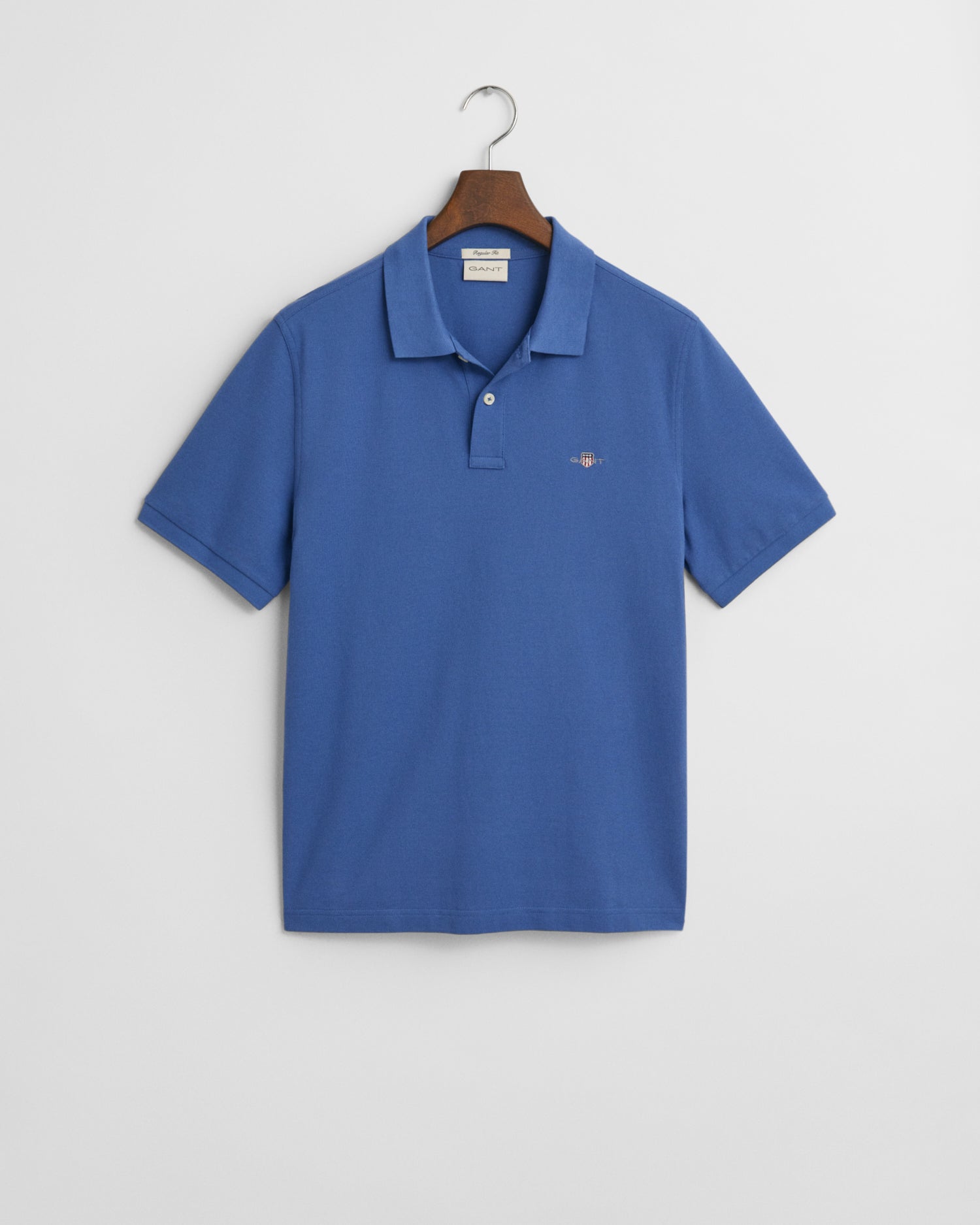 GANT mens shield polo in  rich blue