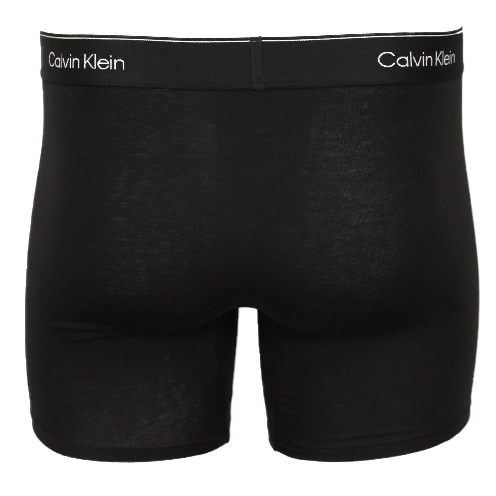 3-Pack Modern Cotton Boxer Briefs, Black