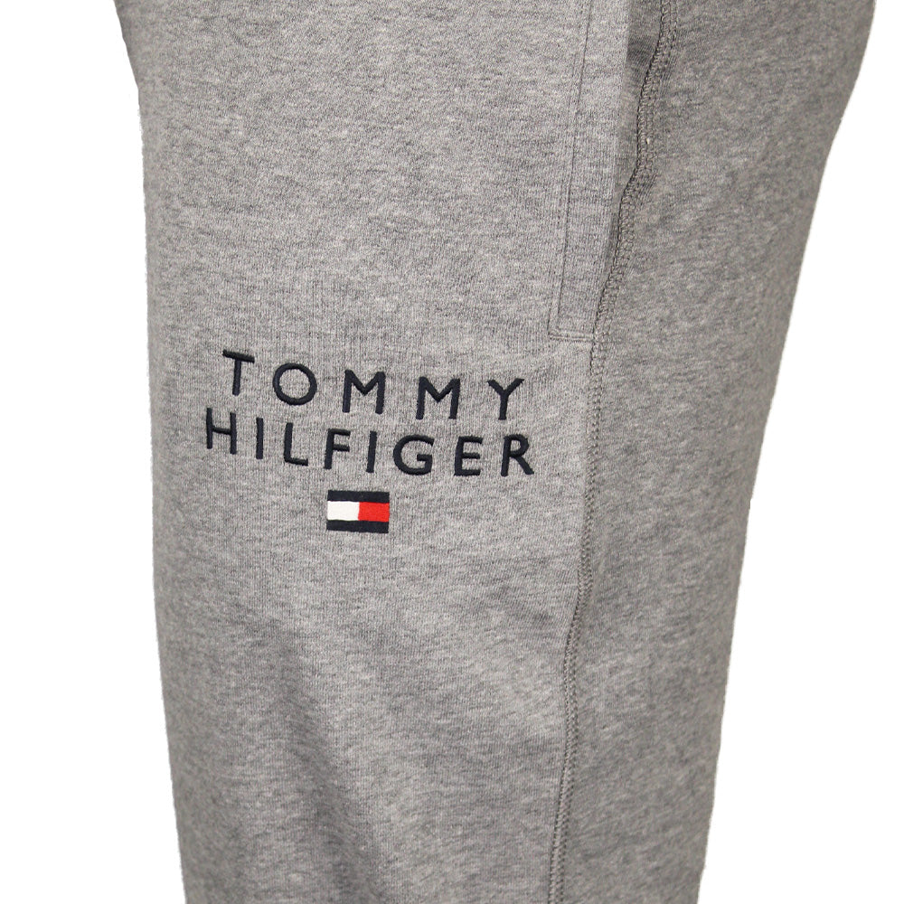 Tommy Hilfiger grey jogging bottoms leg detail