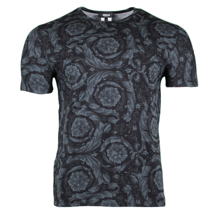 Versace Barroca t-shirt black and grey. 