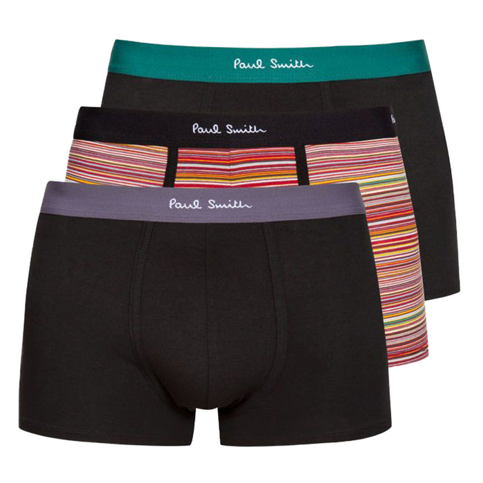 Paul Smith 3 pack of of boxer trunks with signature logo on waistband