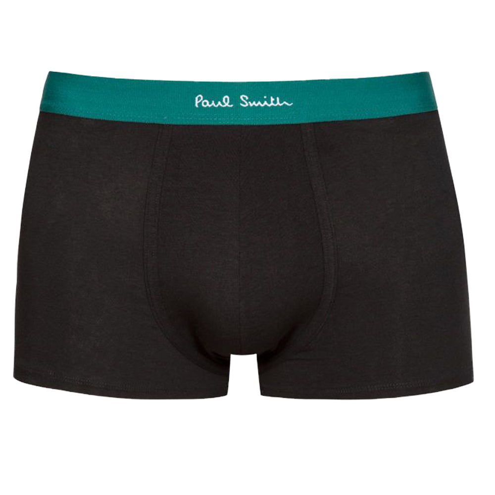 Paul Smith boxer trunk black with green waistband